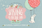 The Fresh Spring Collection : This Fresh Spring Collection is filled with floral happiness and bunny goodness! Flowers, balloons, bunnies, patterns and more! Designing couldn’t be more fun! And for the grown-up in us, I’ve included some grunge textures; h