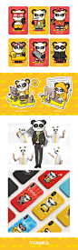 一只熊猫 | 暖雀网-吉祥物设计/ip设计/卡通形象设计/卡通品牌设计第一平台
