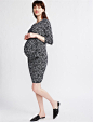Ripe Cross Hatch Maternity Dress | Motherhood Maternity