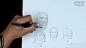 高级动态形体头部绘画视频教程人体结构绘画教学绘画过程基础教学-淘宝网