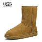 UGG CLASSIC SHORT经典款明星最爱羊皮毛一体雪地靴 
双11特价950元