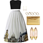 A fashion look from November 2014 featuring Topshop, midi skirt and Yves Saint Laurent. Browse and shop related looks.