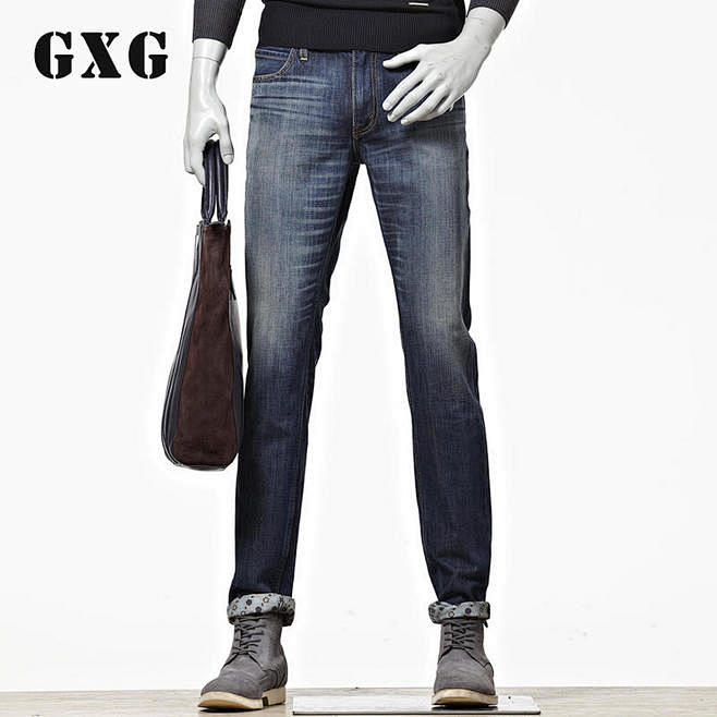 GXG男士时尚牛仔长裤