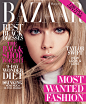 Taylor Swift on the DecemberJanuary Cover of Harper’s Bazaar US