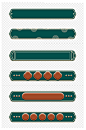 国潮绿色复古装饰中式国风标题栏免扣元素
