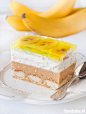 No-Bake Banana Layer Cake (Polish Recipe)