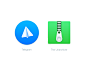 Mac Replacement Icons: Telegram & The Unarchiver