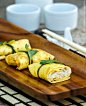 Omelette Parcels with Shiitake Mushrooms and Rice