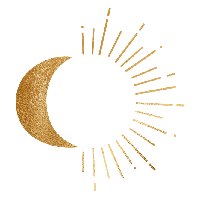 金色质感阳光欧式太阳月亮星星元素形状图案...