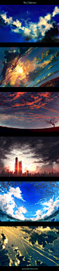 Sky Collection by yuumei on deviantART