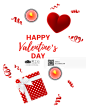 [美工云]-Valentine's-Day-Vector情人节矢量素材_PNG：