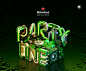 Heineken - Party As One : Our task is to develop a key visual / logo type to capture this spirit of ZoukOut and the sense of brotherhood. PARTY AS ONE will be their rallying cry and this is our development and the final design for the campaign.