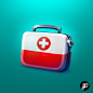 2D icons of Med Kit  : 2D icons for mobile game