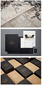 beautiful materials for Maison Gerard's gallery showroom. foil stamp pops off nicely地产贴图