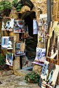 Art gallery in Eze, Provence, France