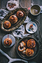 Blackberry & Creamy Goat Cheese Sticky Buns