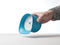 SWEEP : The clock called Sweep is based on the concept of equilibrium.Its shape is the meeting of a cylinder and a flat base to make it stable on a surface.The clock looks like a resting object which gives you the time in a smooth way.Its particularity is