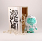 Barry The Tiny Yeti : Barry the tiny Yeti - A collaboration between Tougui & muffinman Resin figurine - limited edition of 50 pcs