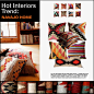 Hot Interiors Trend: Navajo Home : A home decor collage from June 2014