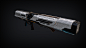 Planetside 2 - NSX RPG, Fredrick Avén : Model/concept for a series of NSX weapons for planetside 2.

Most of the "fun" stuff with the texture happens in-engine with normal detail and overlay maps. Due to the scale of the game new models/weapons 