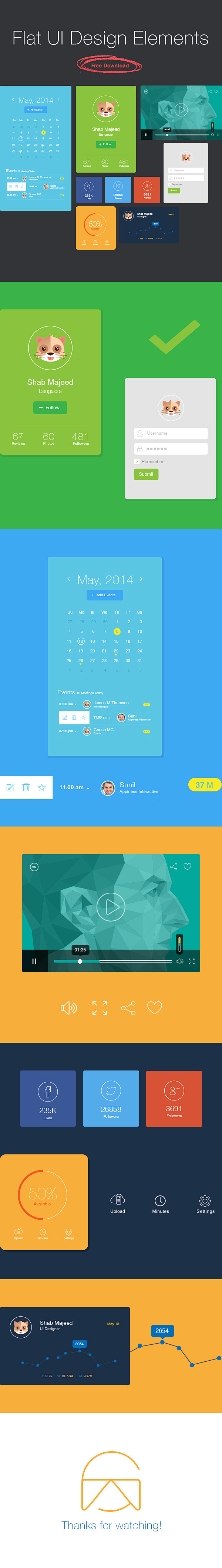 Flat UI Design Eleme...