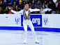 Yuzuru Hanyu of Japan competes in the Men Short Program during the ISU Grand Prix of Figure Skating Skate Canada International at Hershey Centre on...