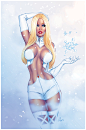 Emma Frost by *Elias-Chatzoudis on deviantART