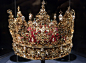 DANISH Crown Jewels - Exhibited at Rosenborg Castle in Copenhagen ⊱•⊰♛⊱•⊰ (to the manor born, royalty, monarchs, history)