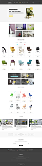 #电商首页#Sofani - Furniture Store PSD Template