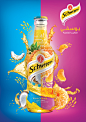 Schweppes : schweppes with Granules fruit