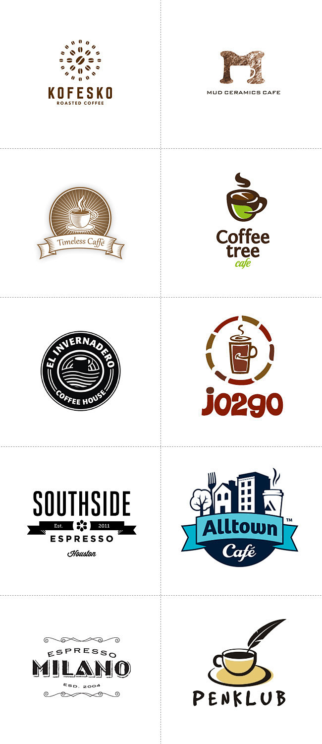 咖啡世界——咖啡Logo大全 | 标志可...