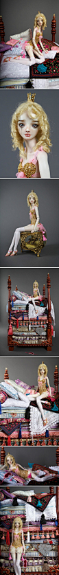 #Enchanted Doll#豌豆公主系列似乎很有名?床垫枕头做得真好