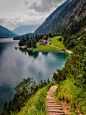 Lake Achen in Tyrol, Austria: 