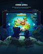 Treasure Hunter - Game Art : We're glad to represent you our new RPG game concept - Treasure Hunter. It's a game with brave and inventive tiger Rocky who, despite everything, hunts for treasure. Discover the new bright world with different animal characte