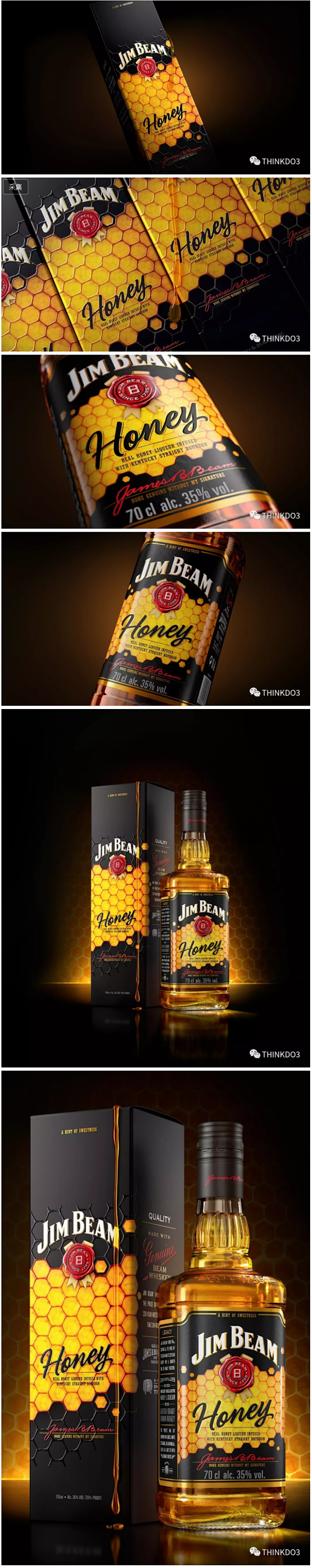 【Jim Beam Honey占边蜂蜜波...