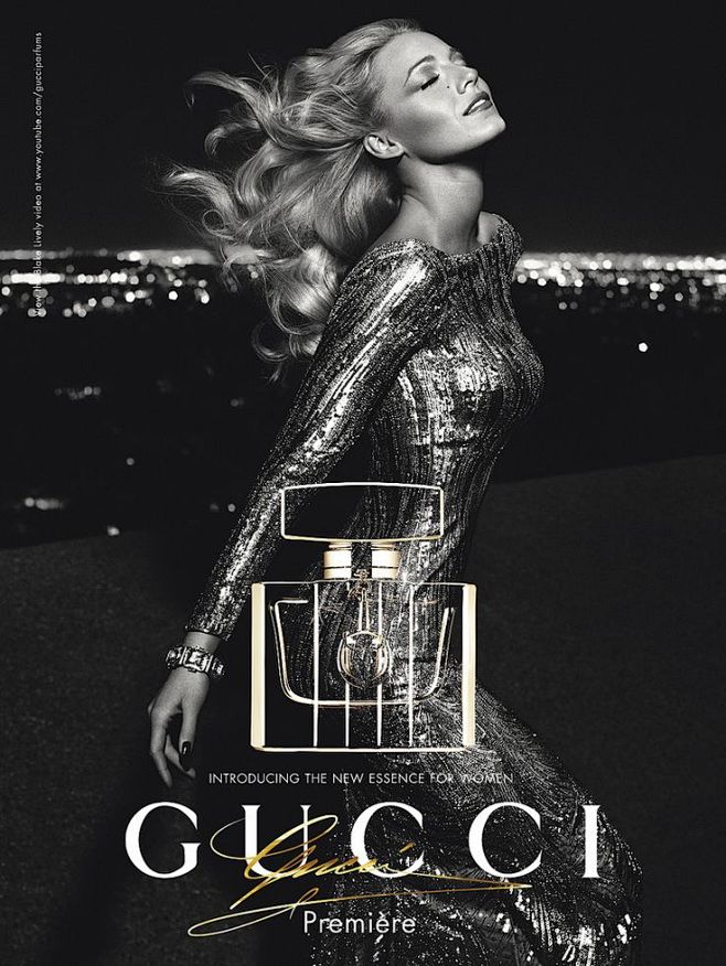 Reklama perfum Gucci...