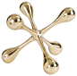 Modern Decorative Jack, Gold contemporary-decorative-objects-and-figurines 