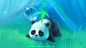 bamboo panda paper by *Apofiss on deviantART