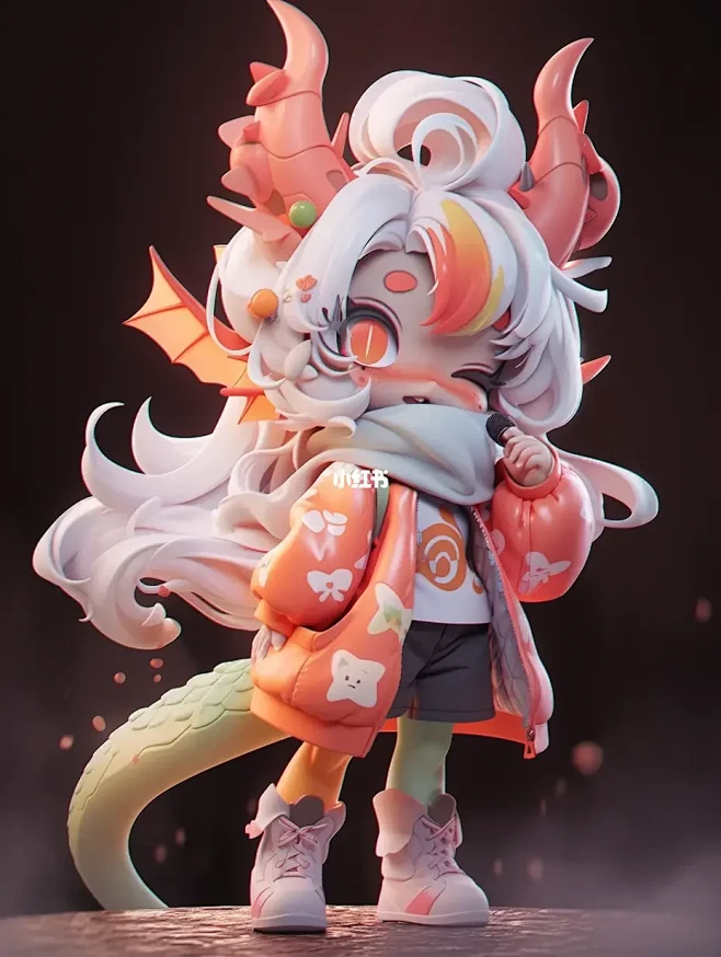 AI美术馆｜Orange Dragon