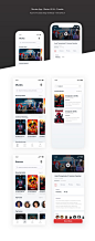 app uiUI设计流媒体流媒体app电影电影app界面设计