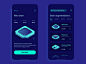 Brain Augmentations Store concept futuristic concept ux ui mobile app