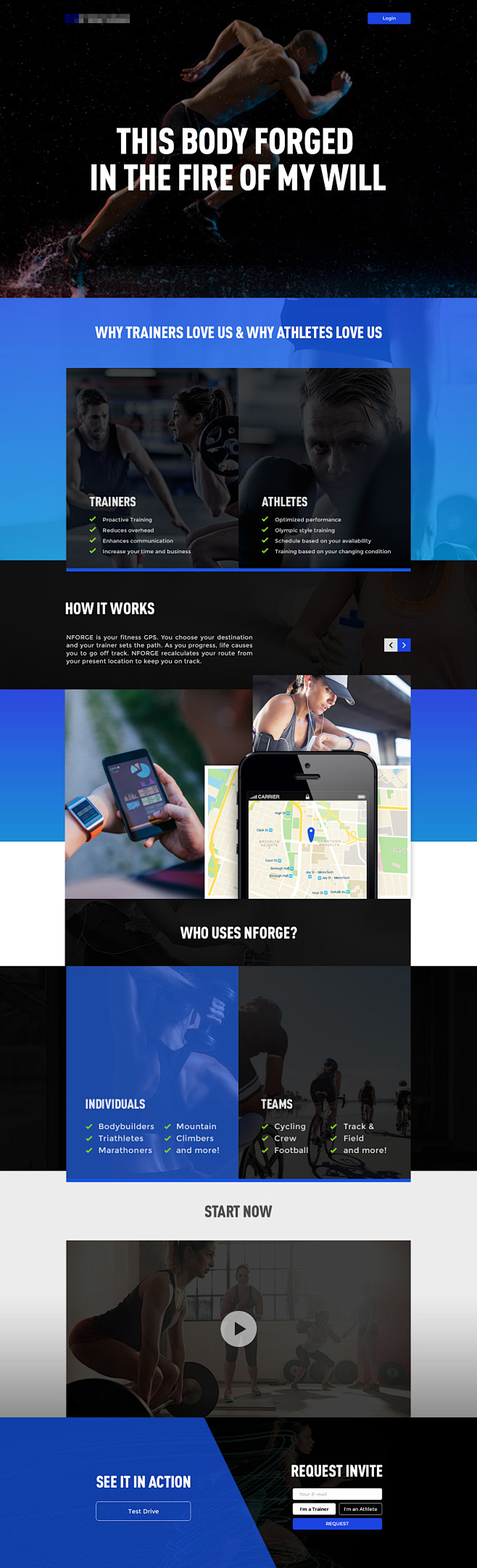 Fitness homepage   f...