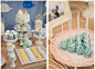 翻糖蛋糕,宝宝宴,蓝色,海洋