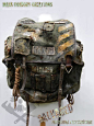 Post Apocalypse costume. Rucksack. SALVAGED Ware enquiries welcome @ www.markcordory.com
