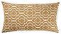 Donetta Sussex Brown Barley Quatrafoil Pillow contemporary pillows