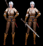 Ciri_The Witcher 3 -3D lowpoly handpainted-, Joker Y