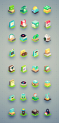 Beautiful Isometric icon set (32 ico