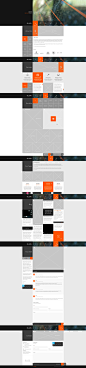 BLURI Single Page Template #素材# #Web#