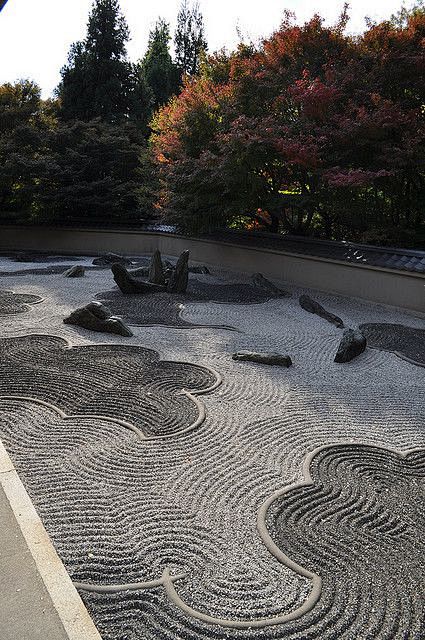 日式庭院。