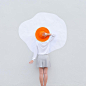 What an eggscellent new hat! : Daniel Rueda + Anna Devís (@drcuerda) #photography #photographylovers #photographysouls #photographyeveryday  #surrealphotography